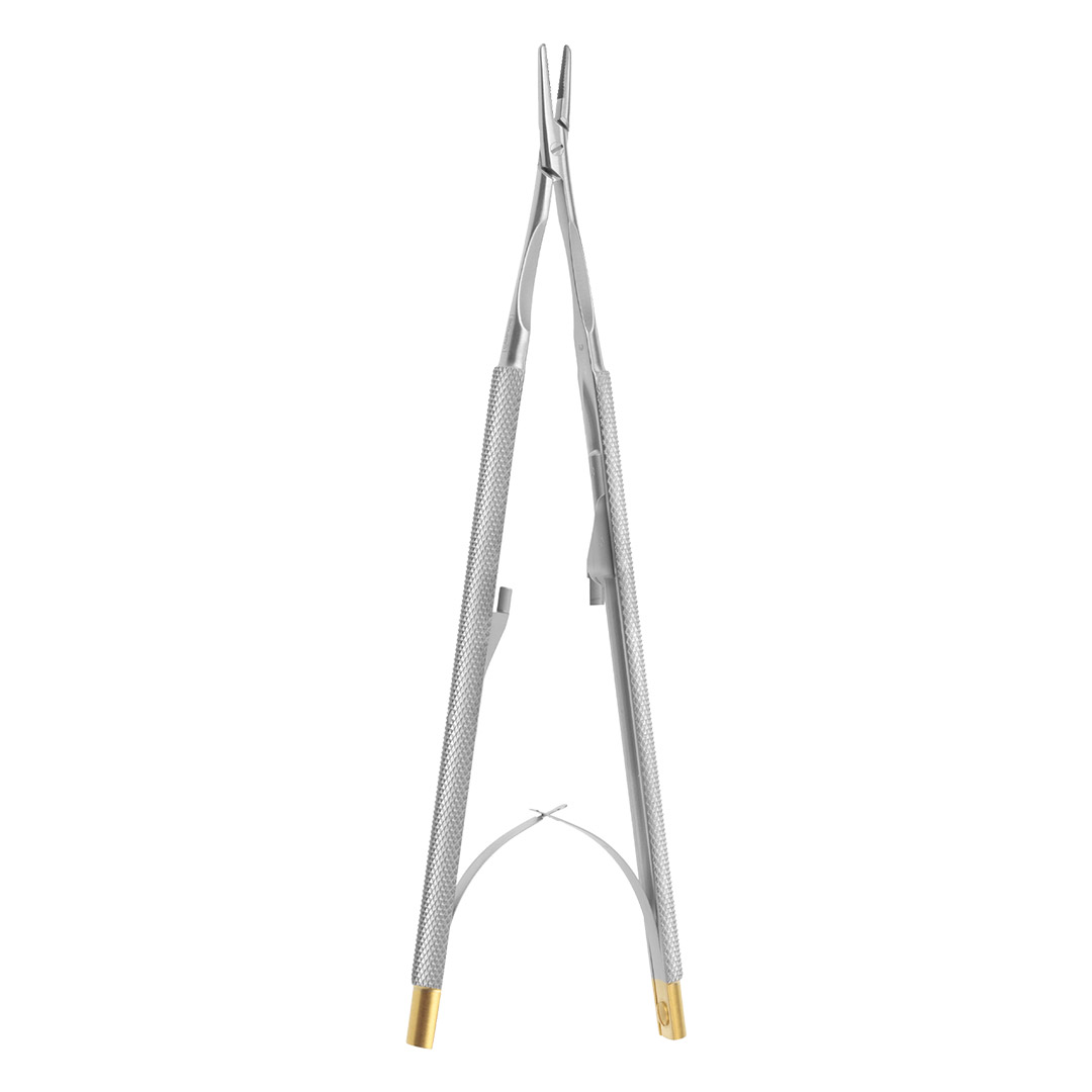 Medesy Needle Holders Barraquer Straight Tungsten Carbide 160mm with Knurled Handles Medesy Needle Holders Barraquer Straight Tungsten Carbide 160mm with Knurled Handles