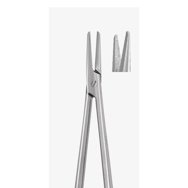 Medesy Needle Holders Micro Surgical Curved with Diamond Coated Tips 180mm