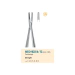 Medesy Needle Holders Castroviejo Straight Tungsten Carbide 140mm with Knurled Handles