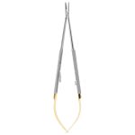 Medesy Needle Holders Castroviejo Straight Tungsten Carbide 180mm with Knurled Handles