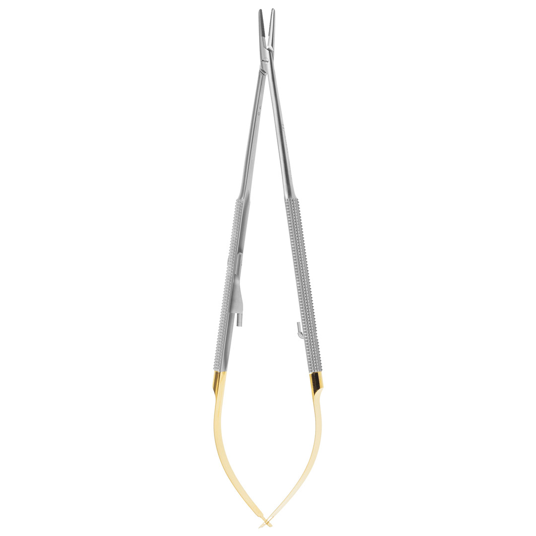 Medesy Needle Holders Castroviejo Straight Tungsten Carbide 180mm with Knurled Handles Medesy Needle Holders Castroviejo Straight Tungsten Carbide 180mm with Knurled Handles