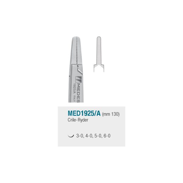 Medesy Needle Holders Crile-Ryder Straight 130mm