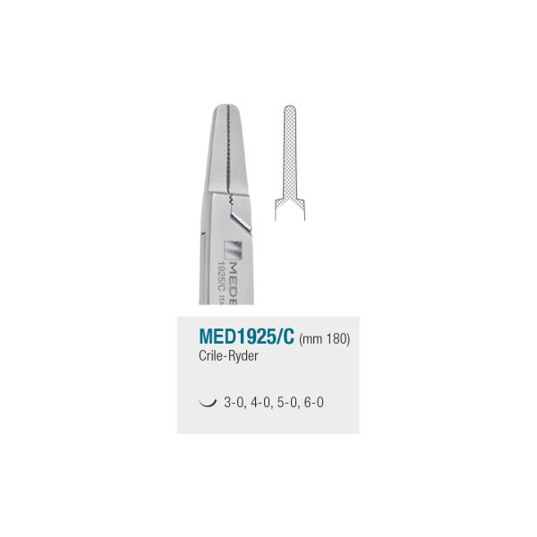 Medesy Needle Holders Crile-Ryder Straight 180mm