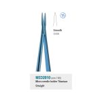 Medesy Needle Holders Micro Surgical Straight with Smooth Beaks Titanium 180mm