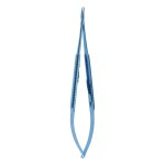 Medesy Needle Holders Micro Surgical Curved with Smooth Beaks Titanium 180mm