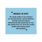 Medesy Needle Holders Micro Surgical Curved with Smooth Beaks Titanium 180mm