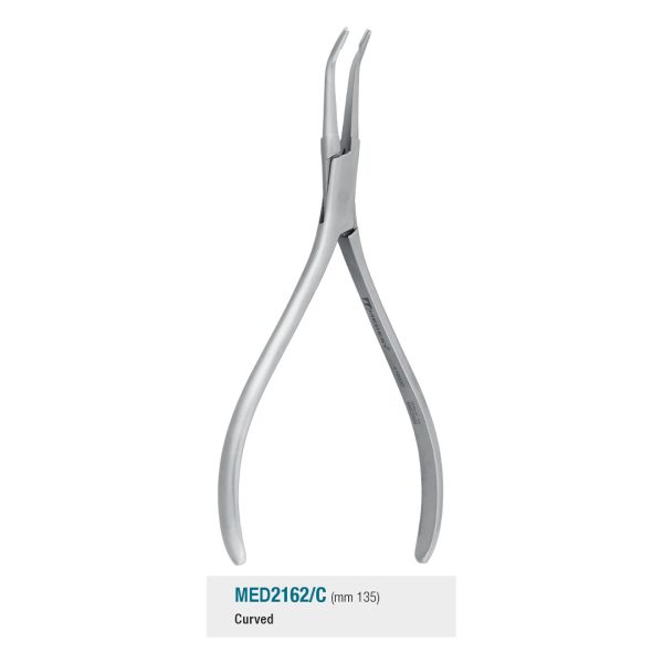Medesy Endodontic Forceps for Pins & Broken Nerves Curved 135mm