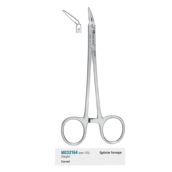 Medesy Forceps Stieglitz Curved 135mm