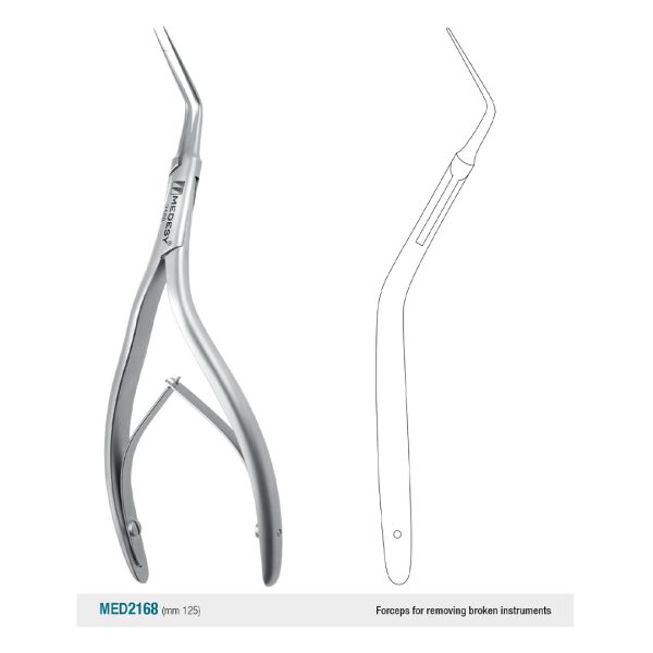 Medesy Endodontic Forceps for Removing Broken Endodontic Instruments 125mm