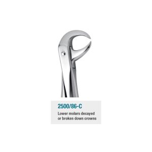 Medesy Extraction Forceps No. 86-C with Cow Horn Beaks