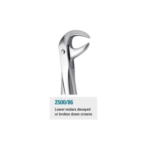 Medesy Extraction Forceps No. 86 with Cow Horn Beaks