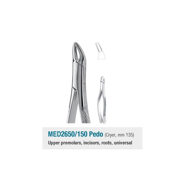 Medesy Extraction Forceps No. 150 Pedo Cryer 135mm