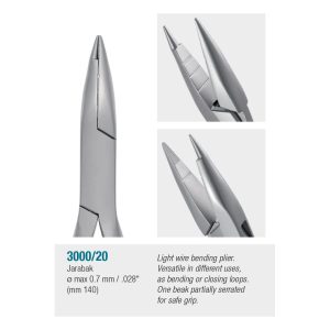 Medesy Orthodontic Wire Bending Pliers Jarabak No. 20 140mm
