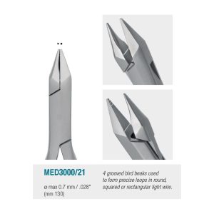 Medesy Orthodontic Wire Bending Pliers No. 21 130mm