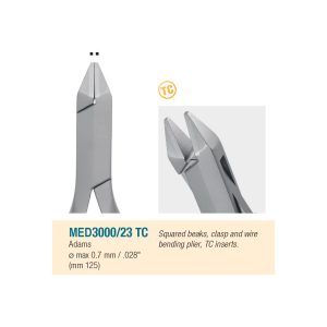 Medesy Orthodontic Wire Bending Pliers Adams No. 23 TC Tungsten Carbide 125mm