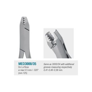 Medesy Orthodontic Wire Bending Pliers De La Rosa No. 35 125mm