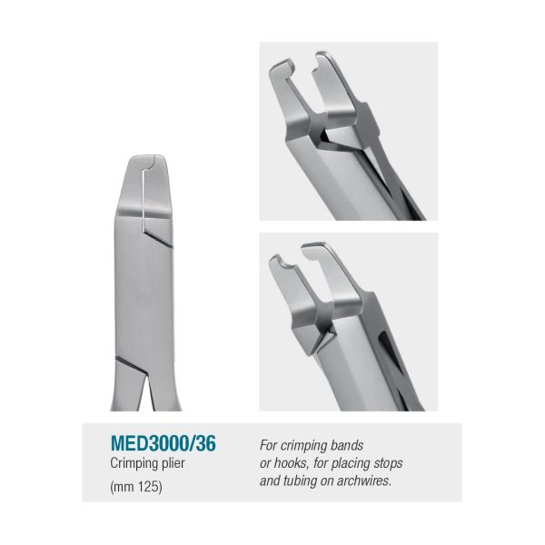 Medesy Orthodontic Wire Bending Pliers Crimping No. 36 125mm