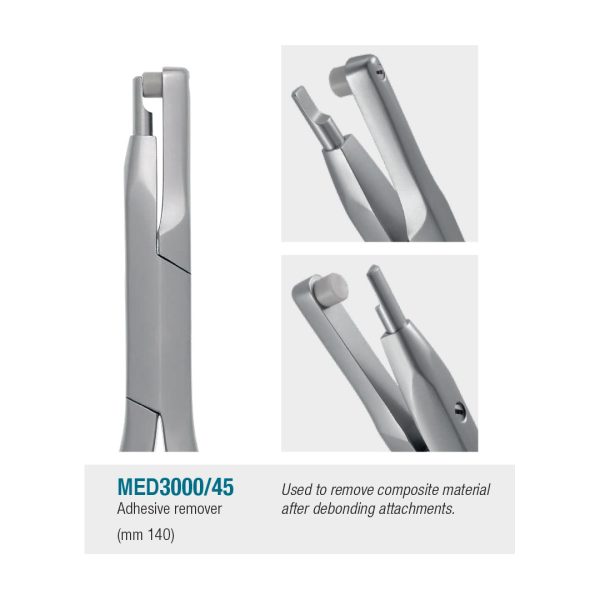 Medesy Orthodontic Adhesive & Composite Removing Pliers No. 45 140mm