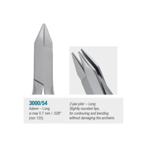 Medesy Orthodontic Wire Bending Pliers Aderer Long No. 54 130mm