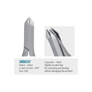 Medesy Orthodontic Wire Bending Pliers Aderer Short No. 57 120mm