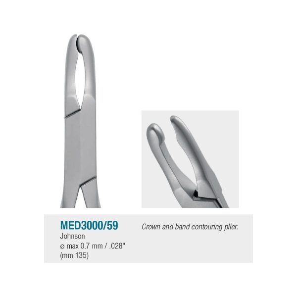 Medesy Orthodontic Wire Bending Pliers Johnson No. 59 135mm