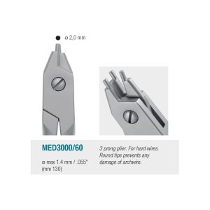 Medesy Orthodontic Wire Bending Pliers No. 60 130mm