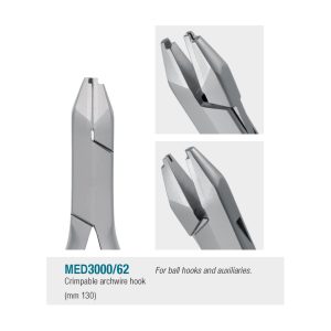 Medesy Orthodontic Wire Bending Pliers Crimping No. 62 130mm
