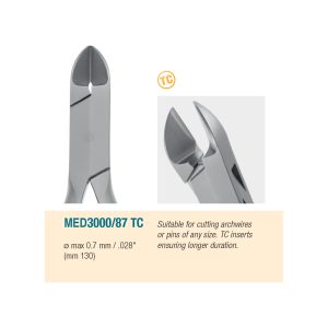Medesy Orthodontic Wire Cutters No. 87 TC Tungsten Carbide 130mm