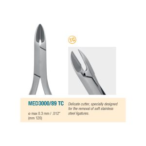 Medesy Orthodontic Wire Cutters No. 89 TC Tungsten Carbide 120mm