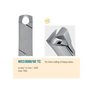 Medesy Orthodontic Wire Cutters No. 92 TC Tungsten Carbide 140mm
