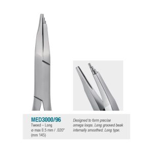 Medesy Orthodontic Wire Bending Pliers Tweed Long No. 96 145mm
