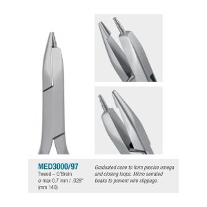 Medesy Orthodontic Wire Bending Pliers Tweed Obrien No. 97 140mm