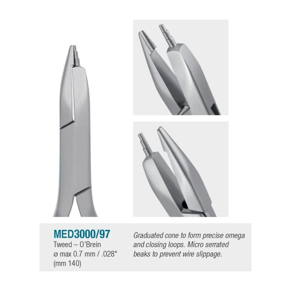 Medesy Orthodontic Wire Bending Pliers Tweed Obrien No. 97 140mm