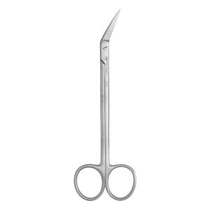 Medesy Scissors Locklin Angled with Saw Edge 160mm
