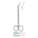 Medesy Scissors Locklin Angled with Saw Edge 160mm