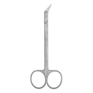 Medesy Scissors Locklin Angled with Saw Edge 120mm