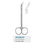 Medesy Scissors Locklin Angled with Saw Edge 120mm