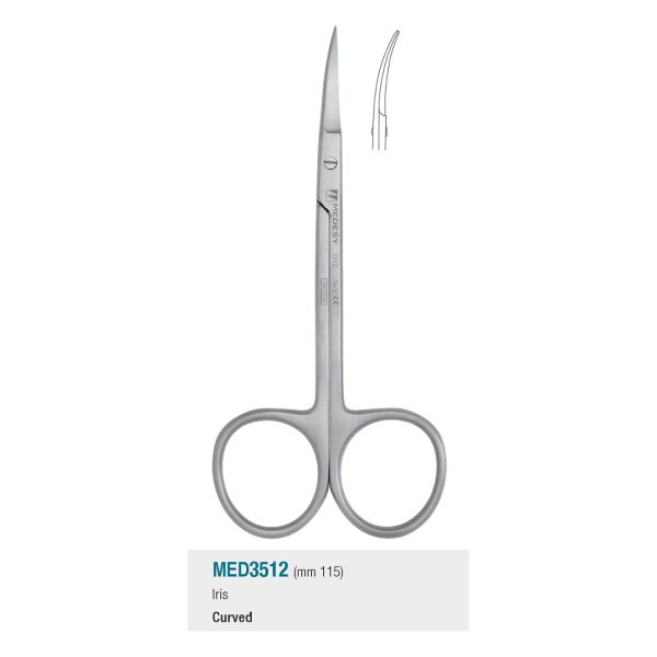 Medesy Scissors Iris Curved 115mm