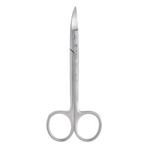 Medesy Scissors Neumann Double Curved with Saw Edge 120mm