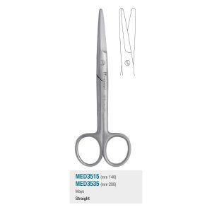 Medesy Scissors Mayo Straight 140mm