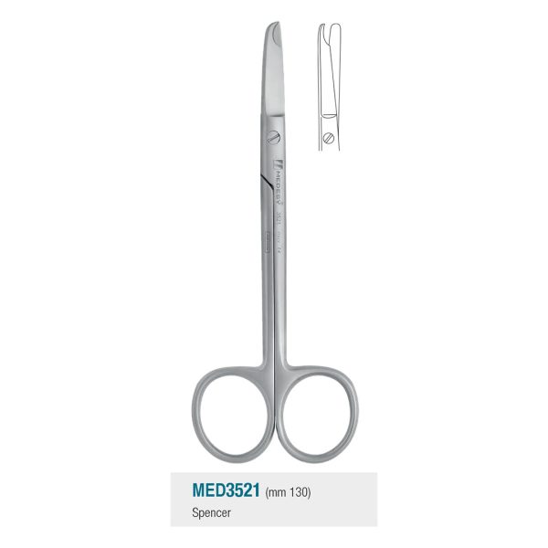 Medesy Scissors Spencer Suture Cutter Straight 130mm