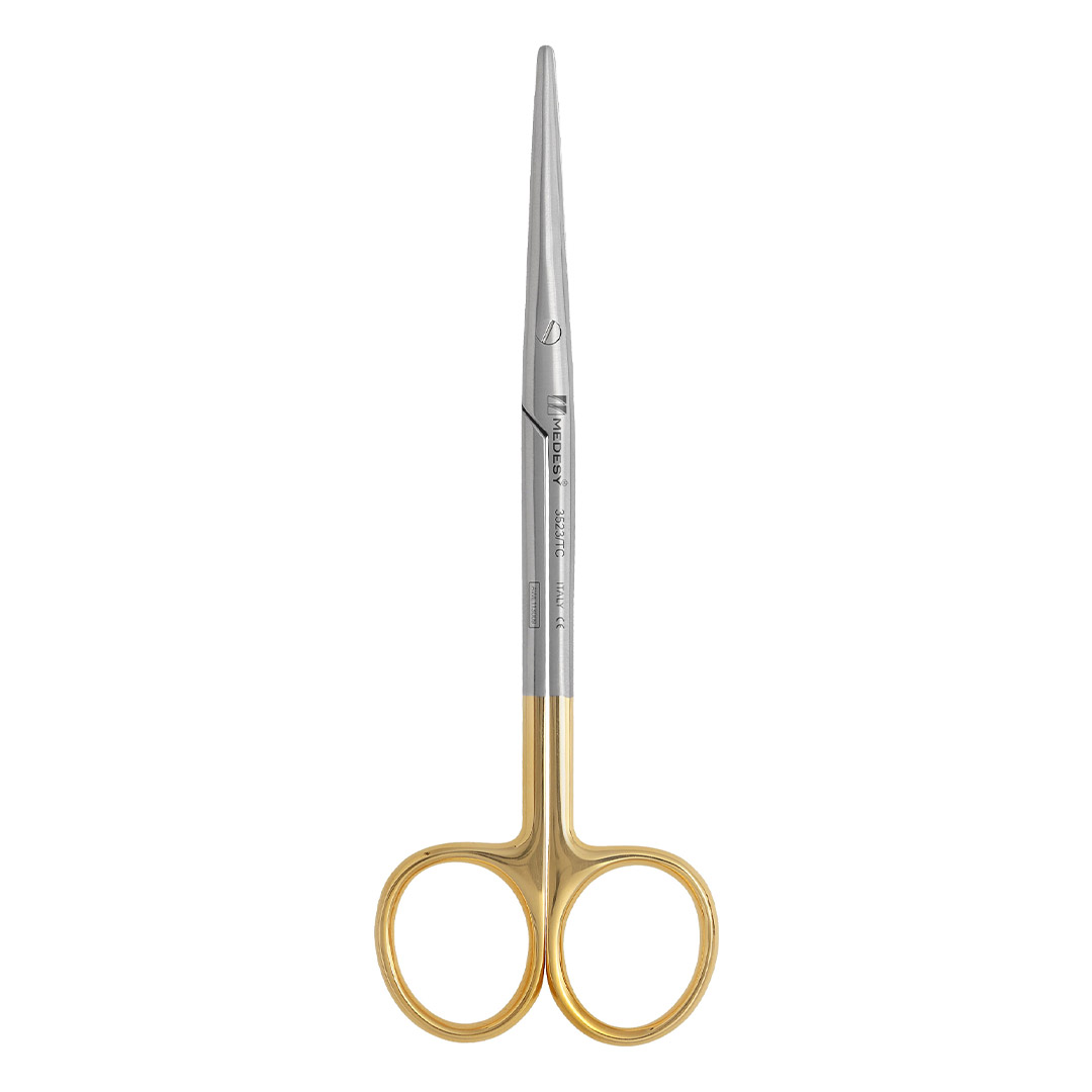 Medesy Scissors Metzenbaum Straight with Round Tips Tungsten Carbide 145mm Medesy Scissors Metzenbaum Straight with Round Tips Tungsten Carbide 145mm