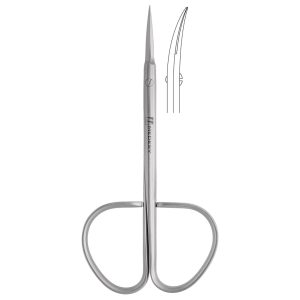 Medesy Scissors Marilyn Curved with Arrow Tips 100mm