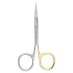 Medesy Scissors Iris Straight Superior Cut with Open Rings 115mm