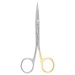 Medesy Scissors Goldman-Fox Straight Superior Cut with Open Rings 130mm