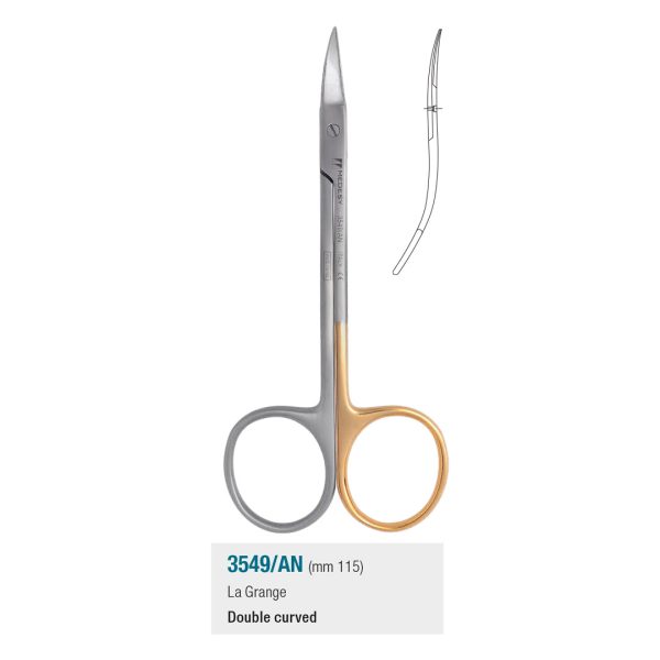 Medesy Scissors LaGrange Double Curved Superior Cut 115mm