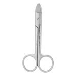 Medesy Scissors Crown Beebee Straight with Saw Edge 110mm