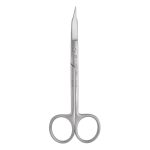 Medesy Scissors Goldman-Fox Double Curved with Saw Edge 130mm