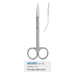 Medesy Scissors Goldman-Fox Double Curved with Saw Edge 130mm