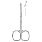 Medesy Scissors Surgical Curved with Arrow Tips 115mm